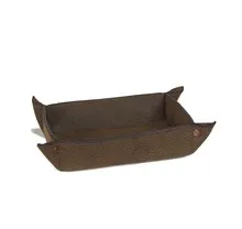 Valet Trays, Faux Suede Scotch Grain