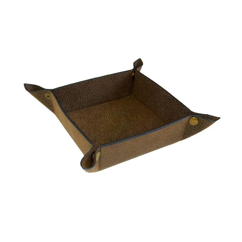 Valet Trays, Faux Suede Scotch Grain