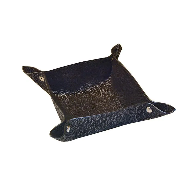 Valet Trays, Faux Suede Scotch Grain