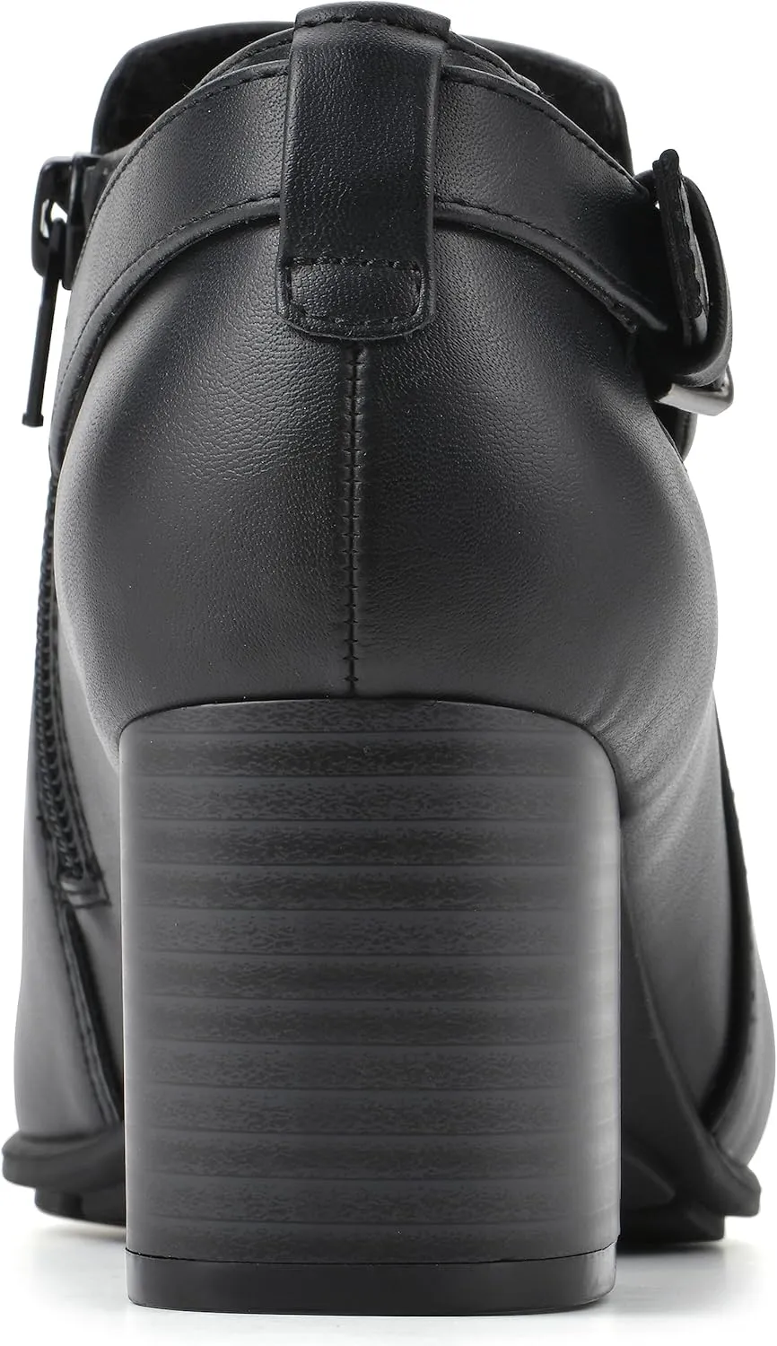 WHITE MOUNTAIN Women's Shoes Noah Block Heel Bootie