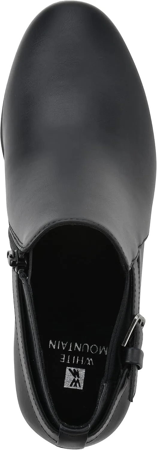 WHITE MOUNTAIN Women's Shoes Noah Block Heel Bootie