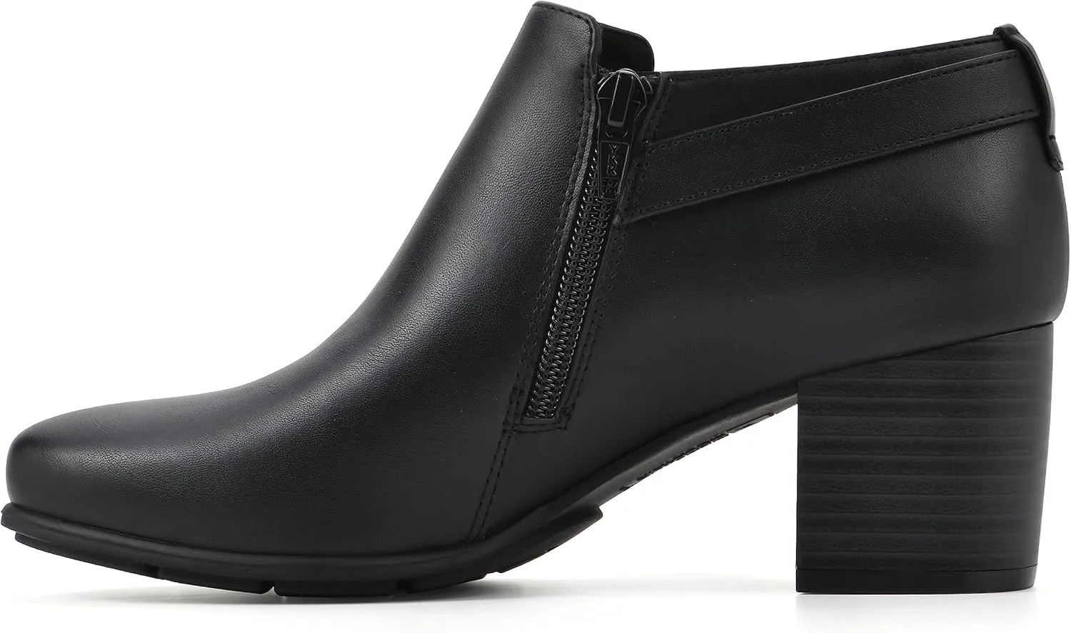 WHITE MOUNTAIN Women's Shoes Noah Block Heel Bootie