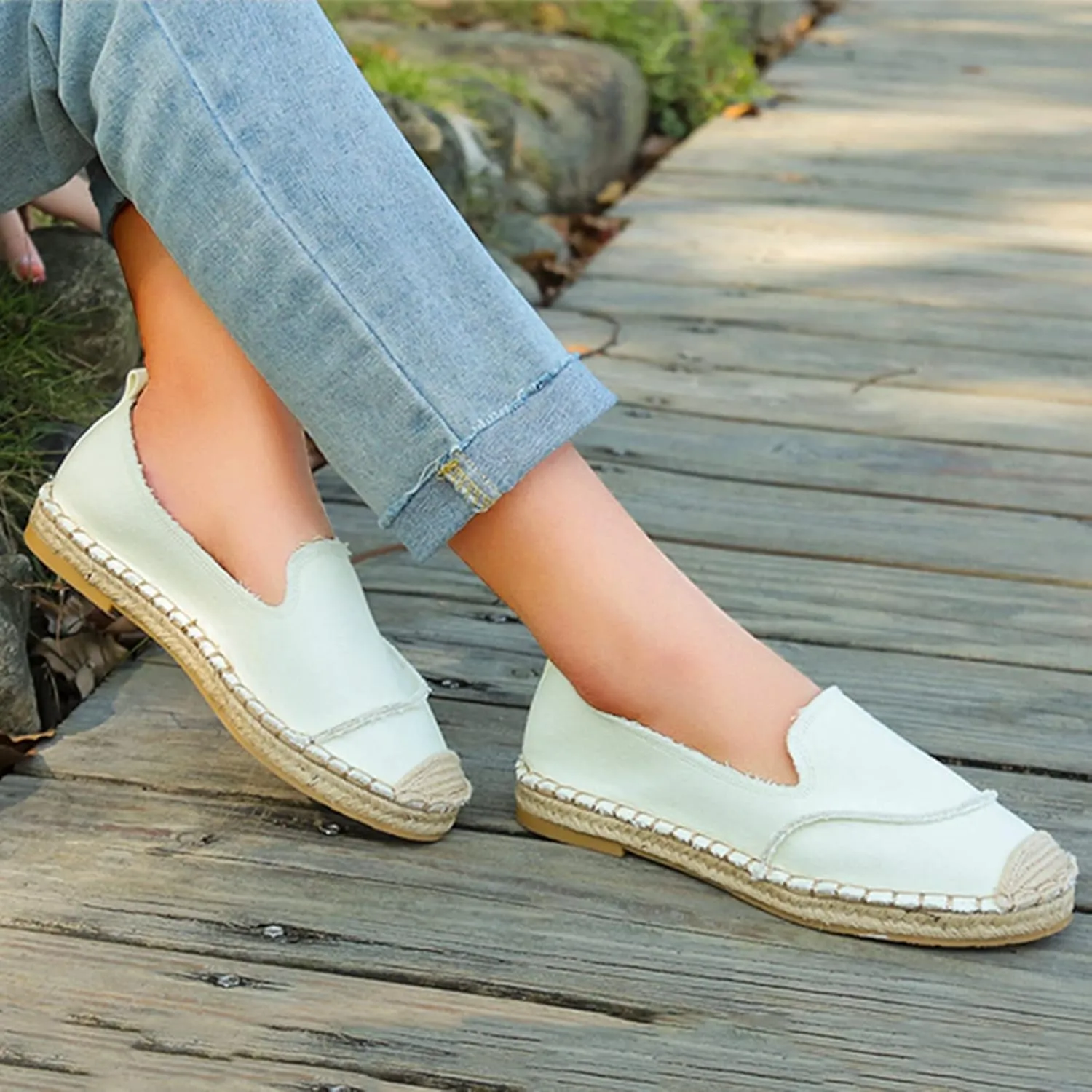 Woman Sandals Size 9 Retro Women's Casual Shallow Shoes Solid Flat Women Casual Dress Shoes 11.5 for Summer