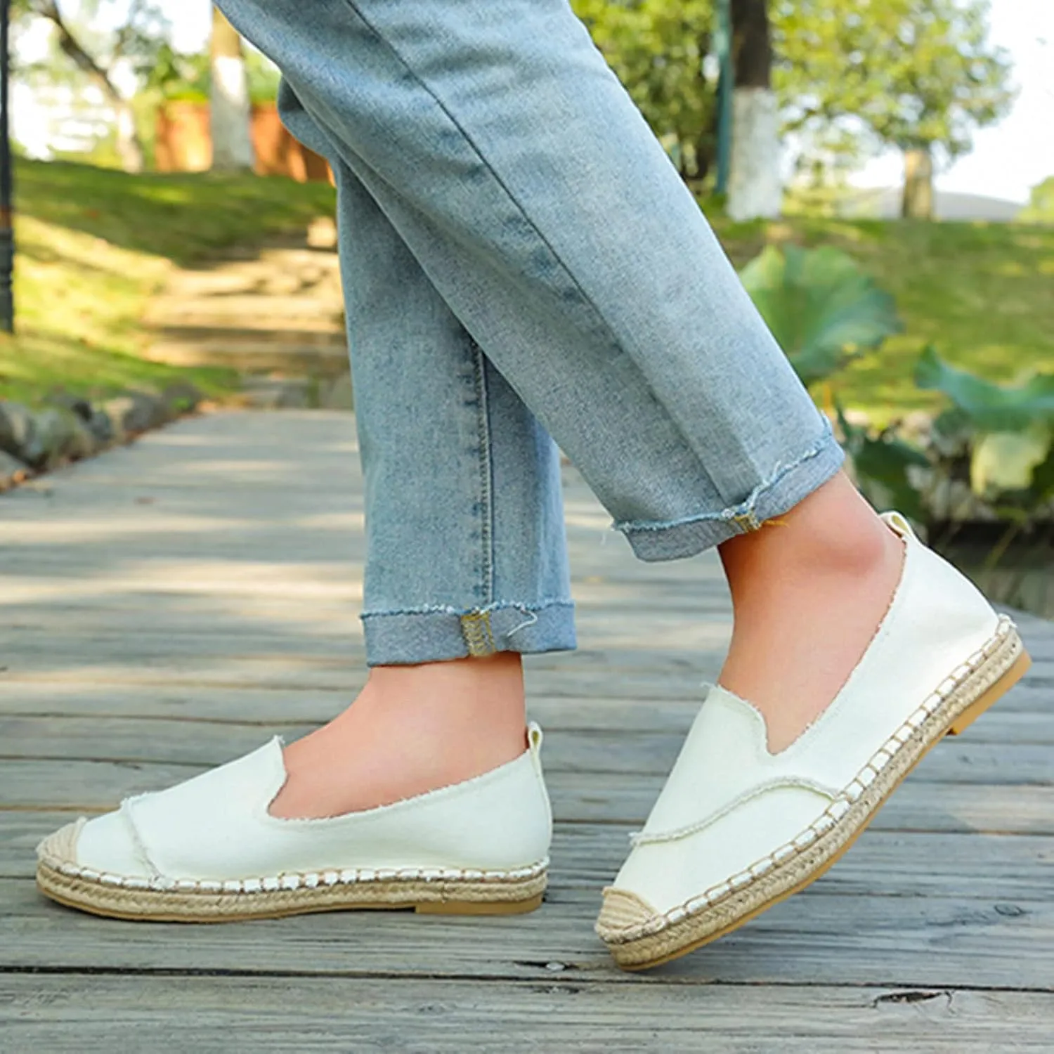 Woman Sandals Size 9 Retro Women's Casual Shallow Shoes Solid Flat Women Casual Dress Shoes 11.5 for Summer