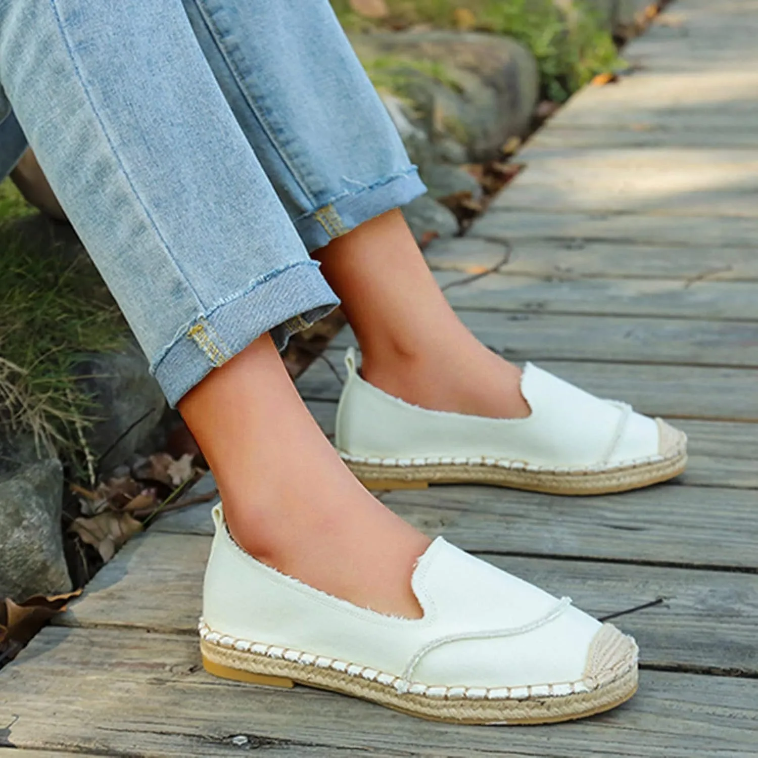 Woman Sandals Size 9 Retro Women's Casual Shallow Shoes Solid Flat Women Casual Dress Shoes 11.5 for Summer