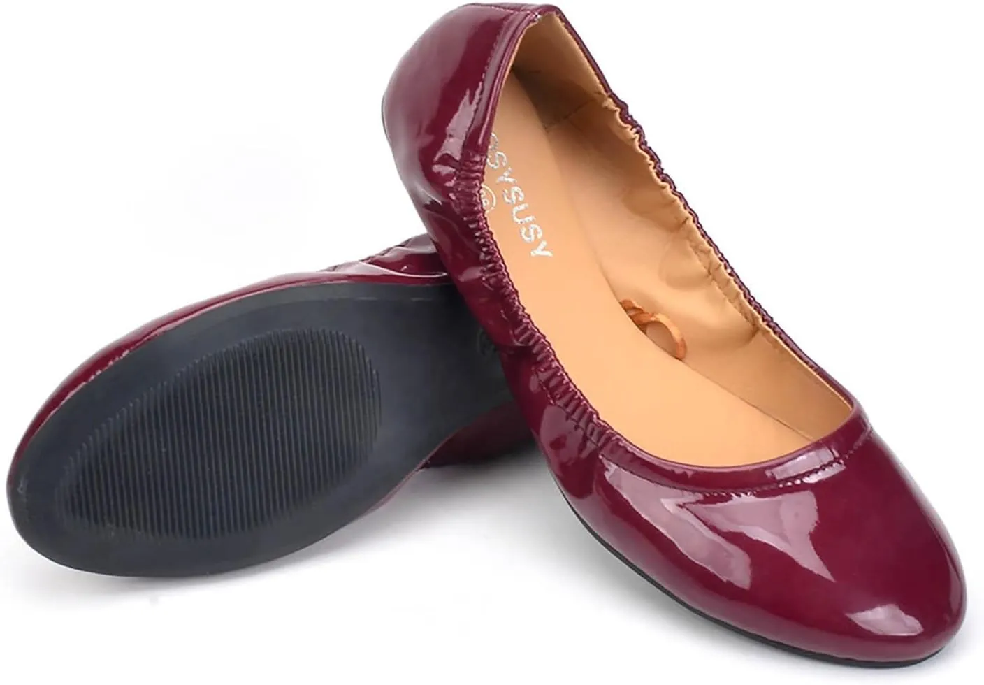 Women's Battle Flat Shoes Comfortable Slip on Casual Breathable Knitted Dressy Work Office Pointed Toe Wedding Elegant