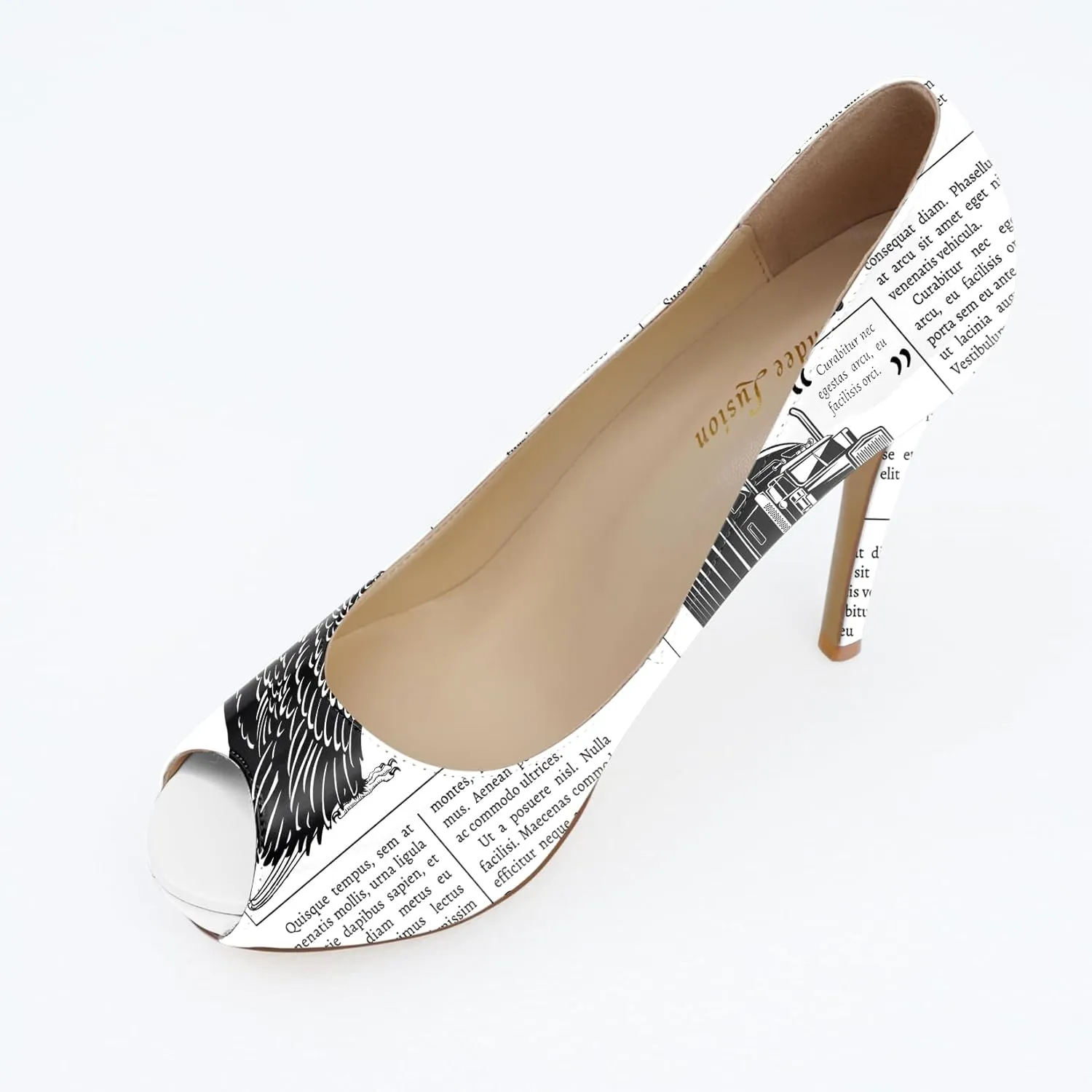 Womens Platform High Stiletto Sandals Heels Pumps Multicolor Floral Printed Peep Toe Sexy Shoes