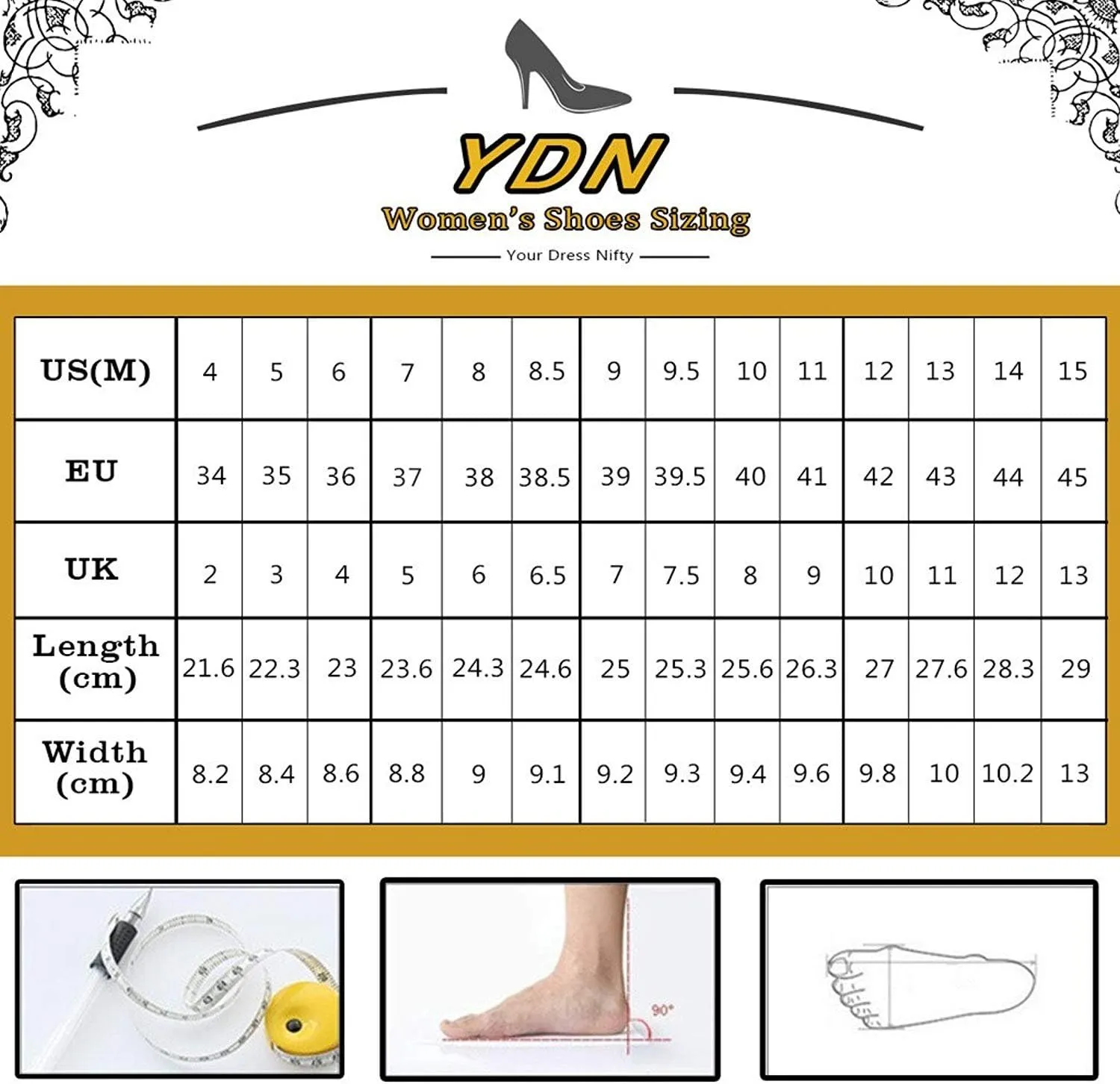 YDN Women Stretchy Pointed Toe Knee High Boots Wide Calf Block Mid Heel Boots Buckle Side Zipper Shoes Size 4-15 US
